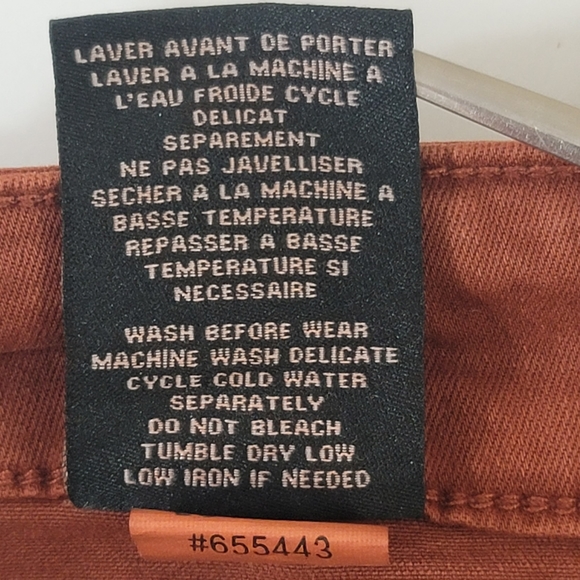 Patchington Pants Womens  Brown Mid Rise Ankle Flat Front Casual Comfort Size 6 - Picture 3 of 14